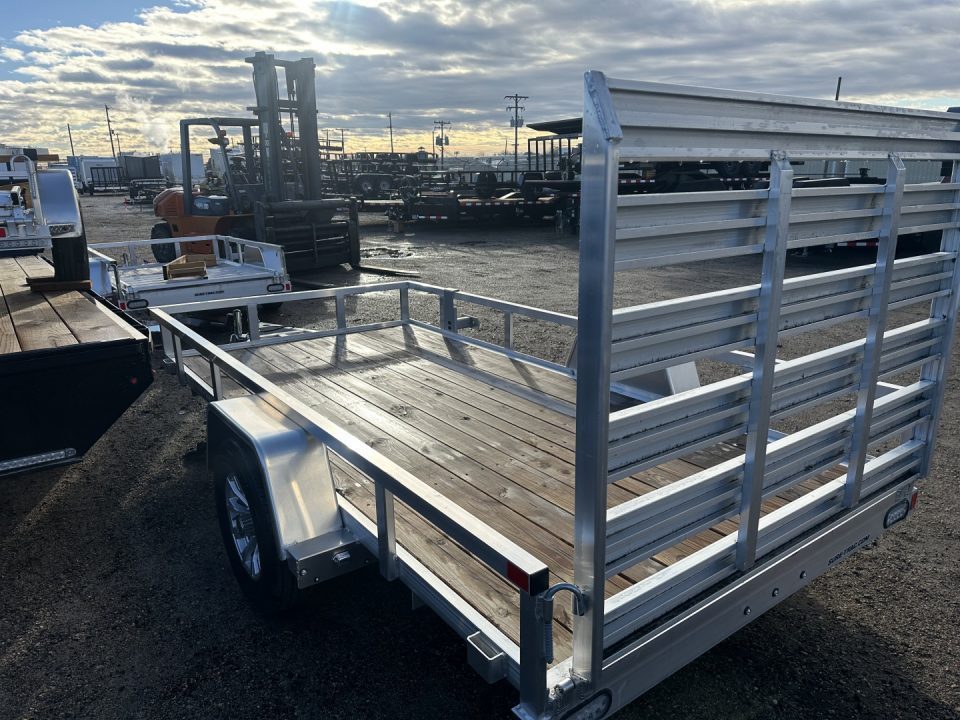 New 2025 Sure-Trac 6 X 12 Aluminum Tube Top Utility, 3K Idler Utility Trailer