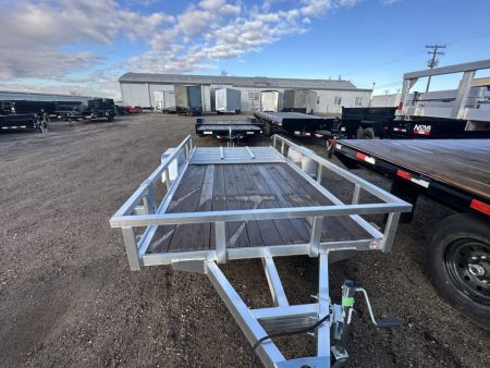 New 2025 Sure-Trac 6 X 12 Aluminum Tube Top Utility, 3K Idler Utility Trailer