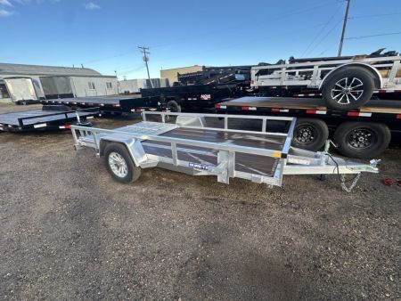 New 2025 Sure-Trac 6 X 12 Aluminum Tube Top Utility, 3K Idler Utility Trailer