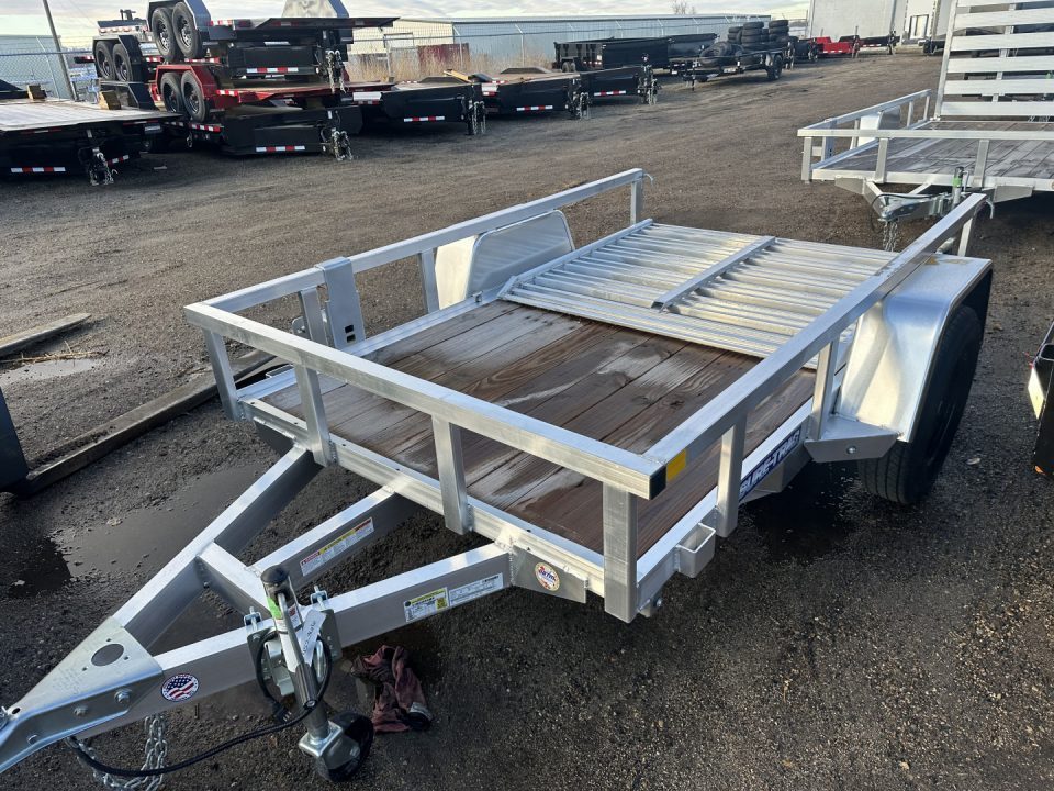 New 2025 Sure-Trac 6 X 10 Aluminum Tube Top Utility, 3K Idler Utility Trailer