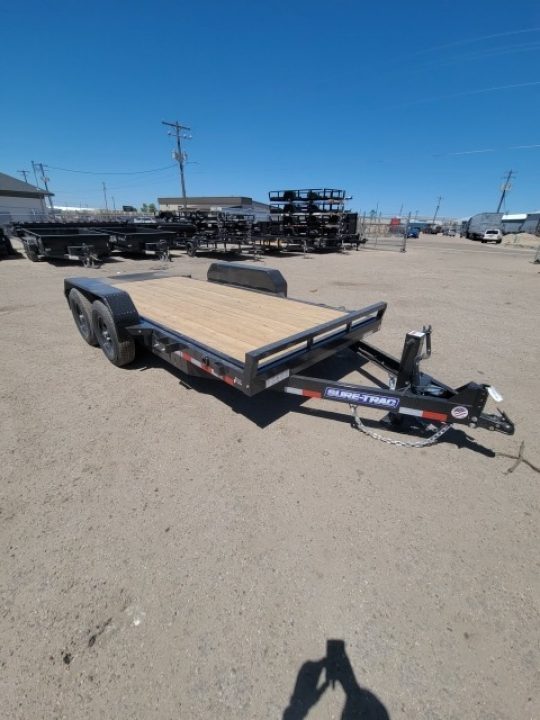New 2026 Sure-Trac 7 x 16 Tilt Bed Equipment 14K Equipment Trailer
