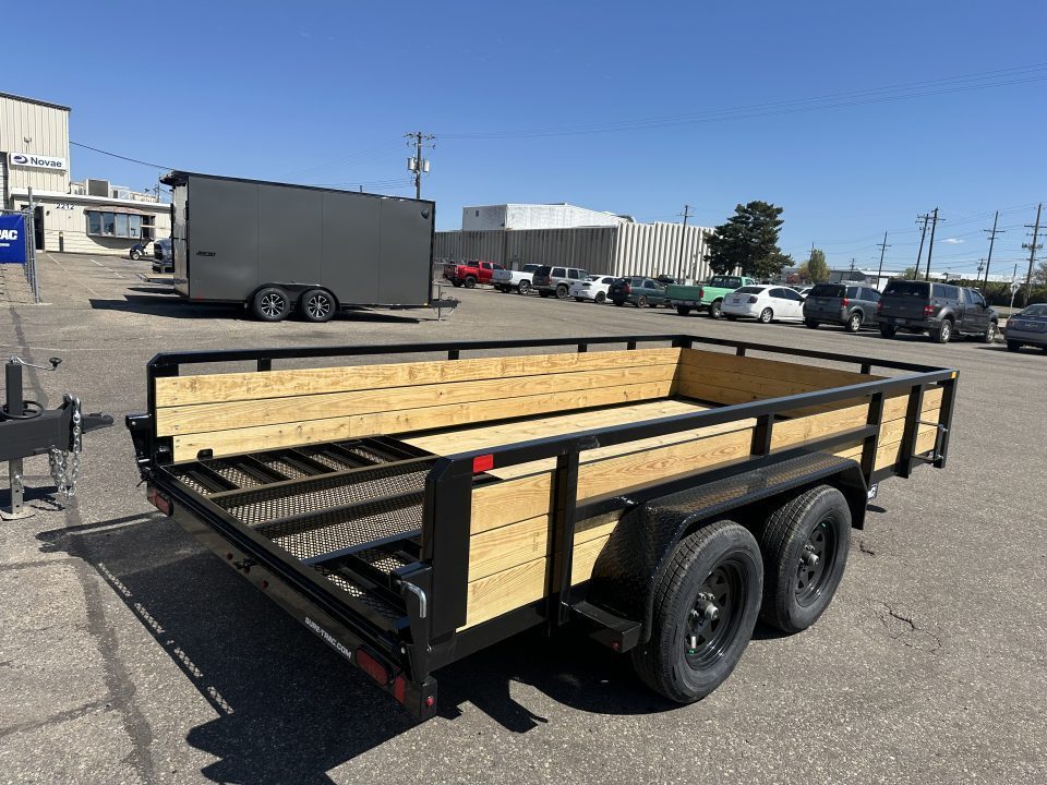 New 2026 Sure-Trac 7 x 14 Tube Top Three Board 7K Utility Trailer