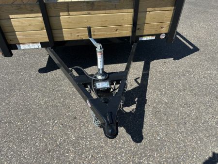 New 2026 Sure-Trac 7 x 14 Tube Top Three Board 7K Utility Trailer