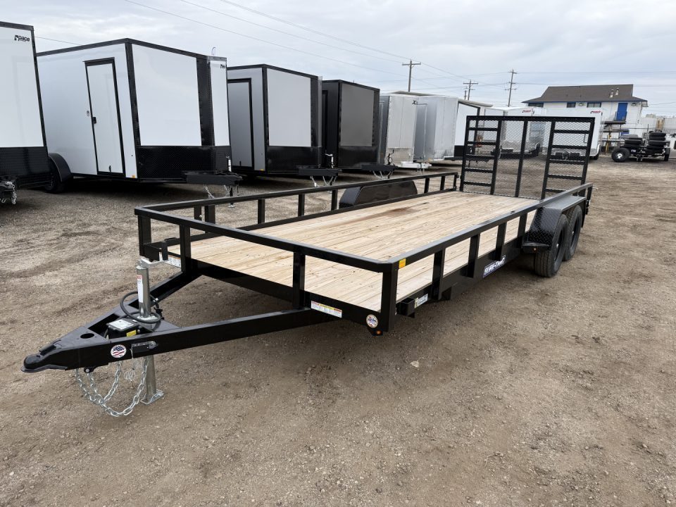 New 2026 Sure-Trac 7 x 20 Tube Top Utility 10K Utility Trailer