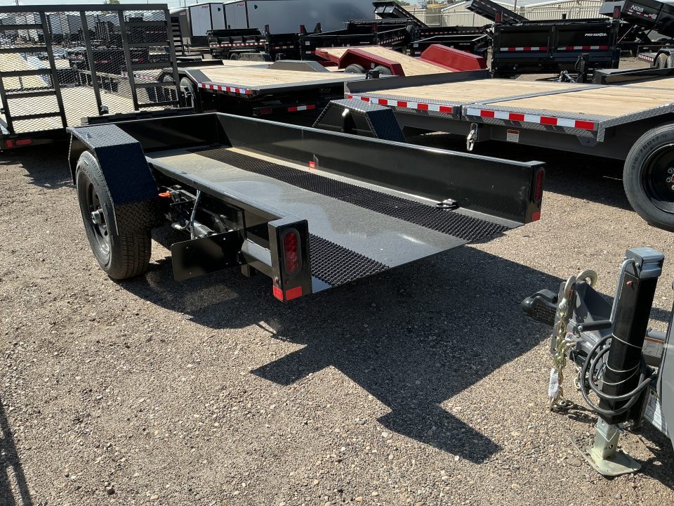 New 2026 Midsota 52 x 12 SL Tilt Rotating Axle 7.7K Utility Trailer