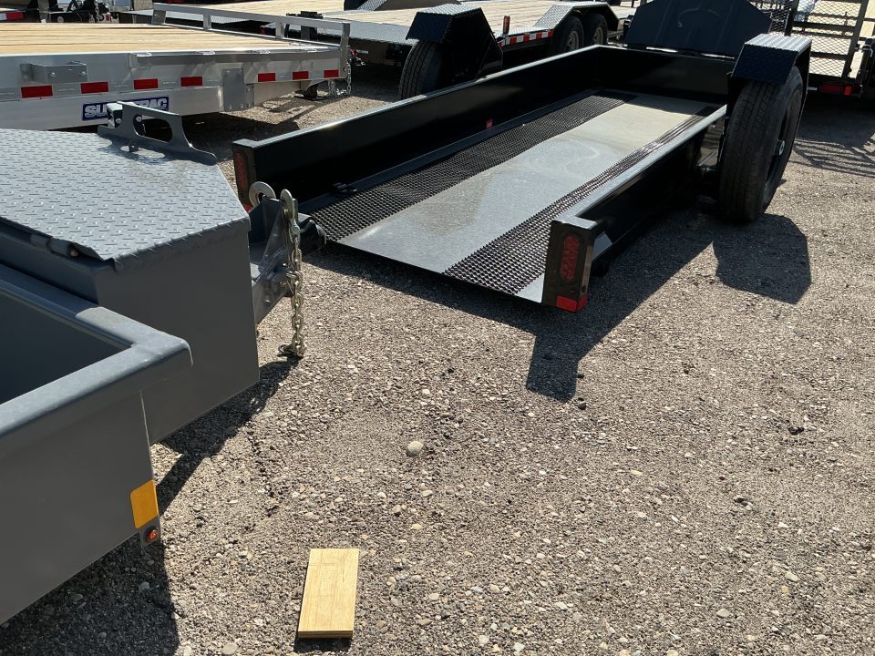 New 2026 Midsota 52 x 12 SL Tilt Rotating Axle 7.7K Utility Trailer