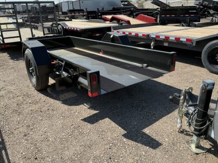 New 2026 Midsota 52 x 12 SL Tilt Rotating Axle 7.7K Utility Trailer