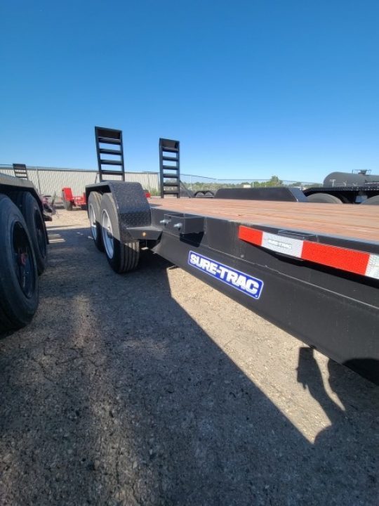 New 2026 Sure-Trac 7 x 18 (16+2) Equipment Trailer, 16K Equipment Trailer
