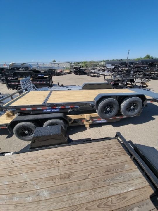 New 2026 Sure-Trac 7 x 20 (16+4) Tilt Bed Equipment 14K Utility Trailer