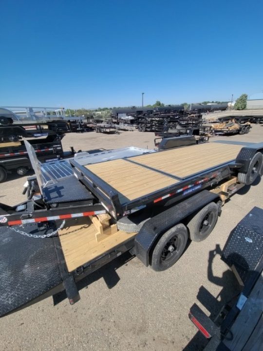 New 2026 Sure-Trac 7 x 20 (16+4) Tilt Bed Equipment 14K Utility Trailer
