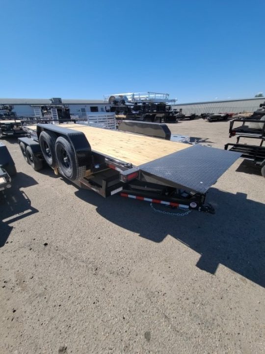 New 2026 Sure-Trac 7 x 20 (16+4) Tilt Bed Equipment 14K Utility Trailer