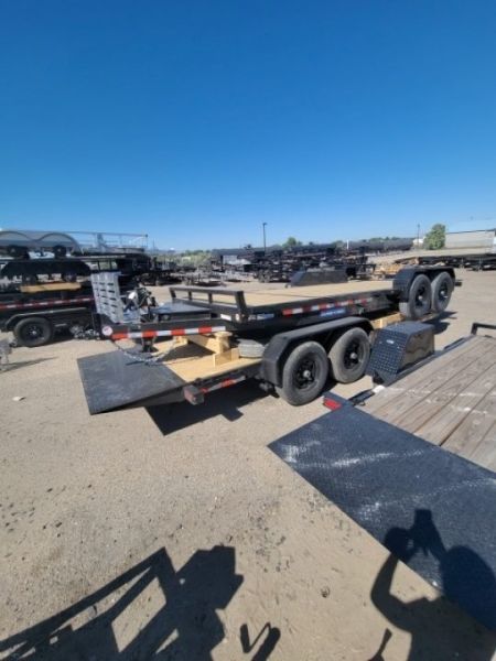 New 2026 Sure-Trac 7 x 20 (16+4) Tilt Bed Equipment 14K Utility Trailer