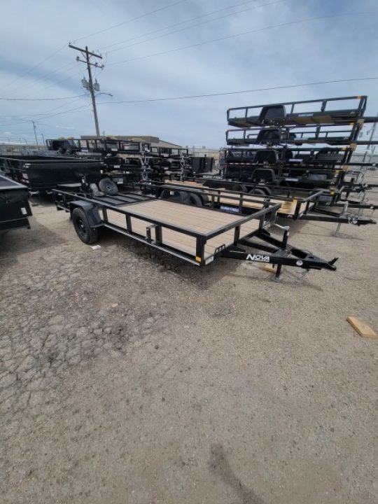 New 2026 Midsota 82 x 14 Nova Tube Top Utility Trailer, 3K Idler Utility Trailer