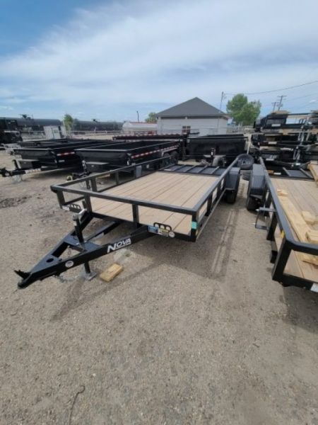 New 2026 Midsota 82 x 14 Nova Tube Top Utility Trailer, 3K Idler Utility Trailer