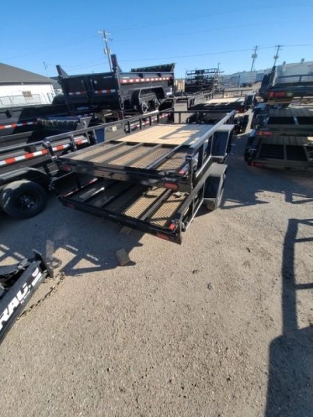 New 2026 Midsota 82 x 12 Nova Tube Top Utility Trailer, 3K Idler Utility Trailer