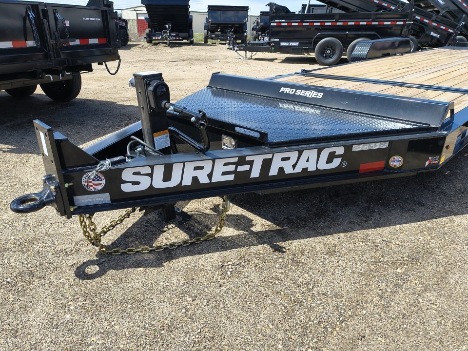 New 2025 Sure-Trac 7 x 18+4 Pro Series Beam Tilt Equipment, 17.6K Tilt Trailer