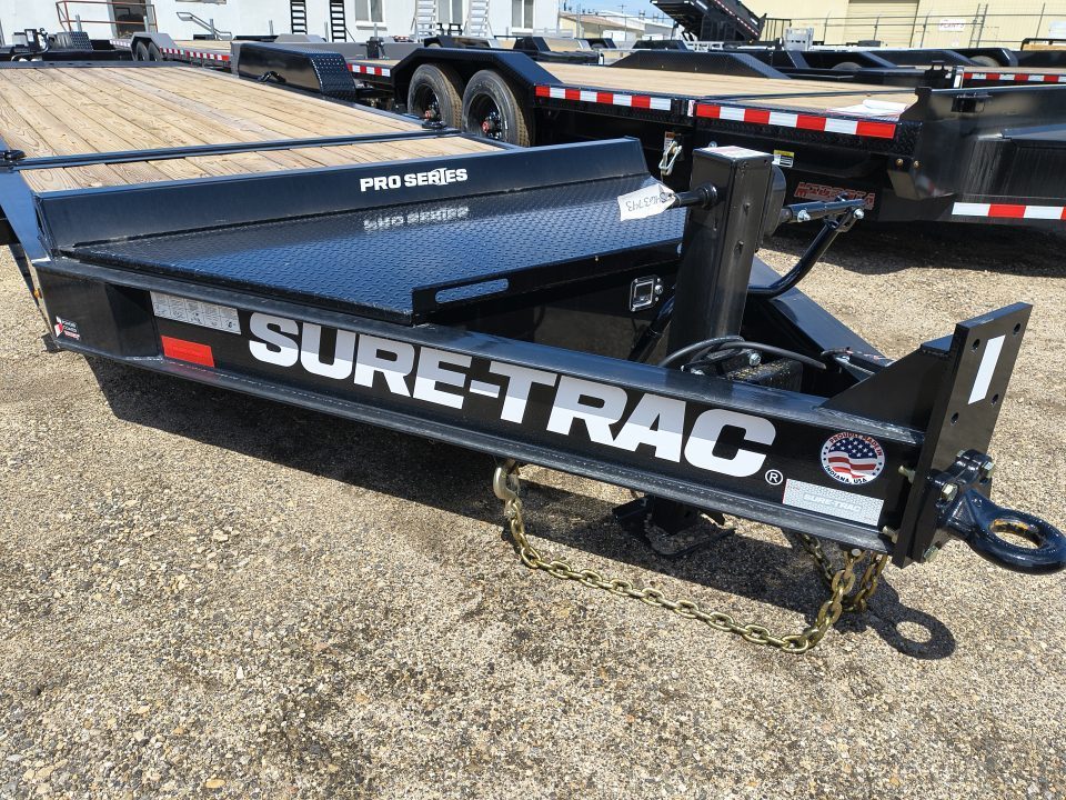 New 2025 Sure-Trac 7 x 18+4 Pro Series Beam Tilt Equipment, 17.6K Tilt Trailer