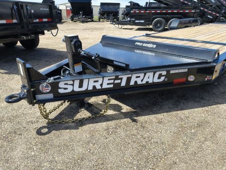 New 2025 Sure-Trac 7 x 18+4 Pro Series Beam Tilt Equipment, 17.6K Tilt Trailer