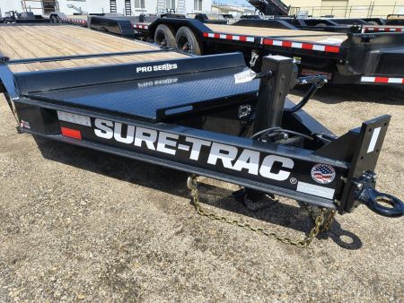 New 2025 Sure-Trac 7 x 18+4 Pro Series Beam Tilt Equipment, 17.6K Tilt Trailer