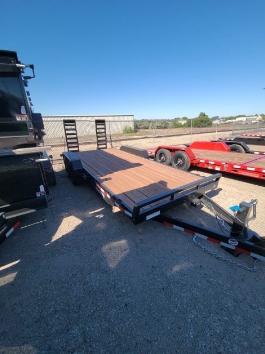 New 2025 Sure-Trac 7 x 18 (16+2) Equipment Trailer, 14K Equipment Trailer