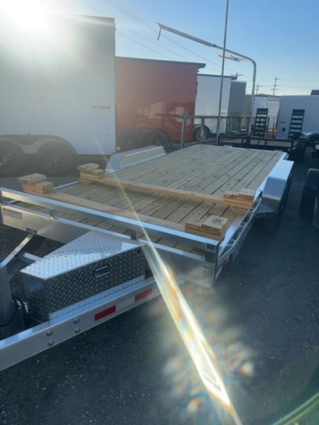 New 2026 Sure-Trac 7 x 18 Aluminum Power Tilt 10K Tilt Trailer