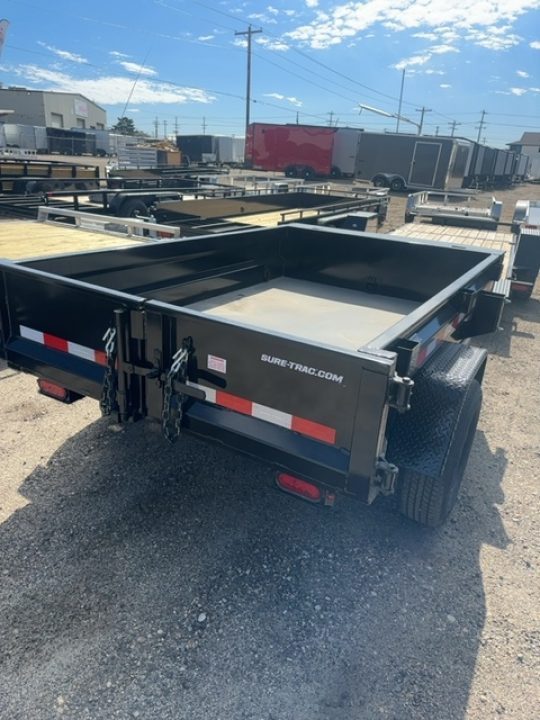 New 2026 Sure-Trac 5 x 8 Single Ram Homeowner Dump 5K Dump Trailer