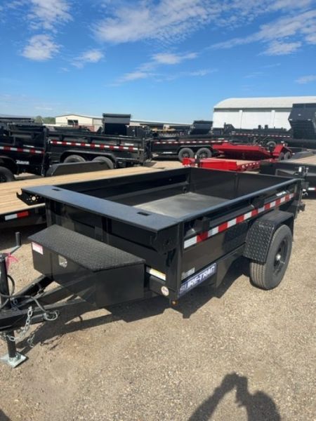 New 2026 Sure-Trac 5 x 8 Single Ram Homeowner Dump 5K Dump Trailer