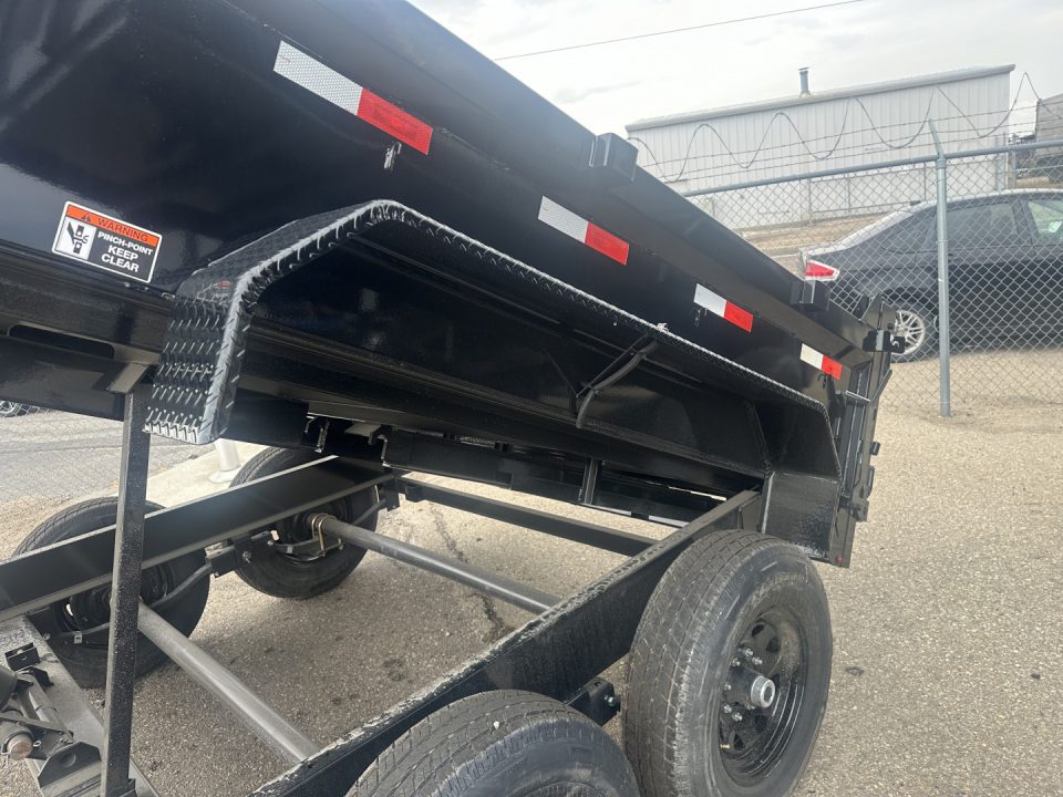 New 2025 H&H Trailers 83x14 Industrial Dump Trailer, 14K Scissor Dump Trailer