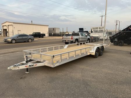 New 2026 H&H Trailers 82x24 Aluminum Rail Side Utility Trailer, 7K Utility Trailer