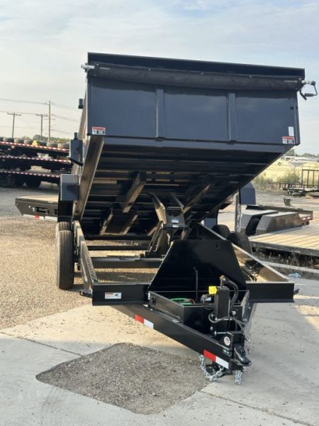 New 2025 H&H Trailers 83x16 Industrial Dump Trailer,14K Scissor Dump Trailer