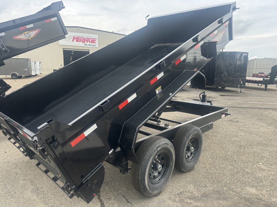New 2025 H&H Trailers 83x16 Industrial Dump Trailer,14K Scissor Dump Trailer