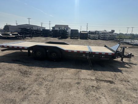 New 2025 Midsota 102X22 TBWB22 17.6K BP Equipment Trailer