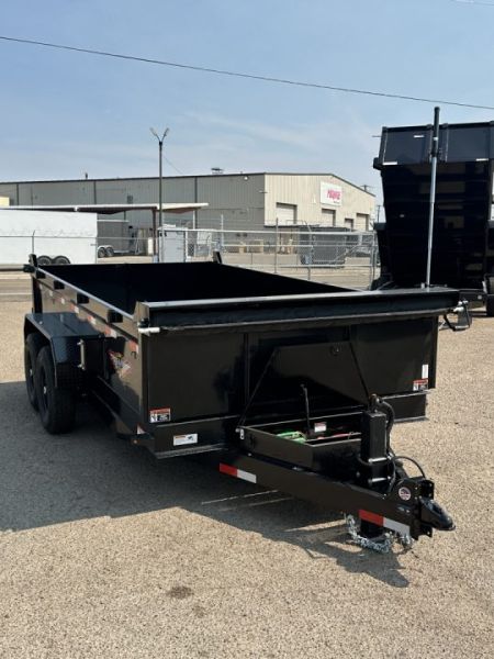 New 2025 H&H Trailers 83x14 Industrial Dump Trailer, 14K Scissor Dump Trailer