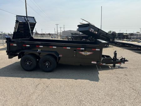 New 2025 H&H Trailers 83x14 Industrial Dump Trailer, 14K Scissor Dump Trailer