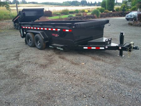 New 2026 Midsota 82X14 Versa Dump 15.4K BP Scissor Dump Trailer