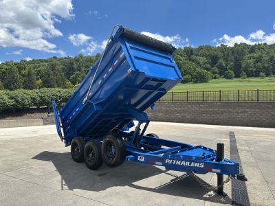 New PJ Trailer 14' Low-Pro Dump - 48  Sides (DV)