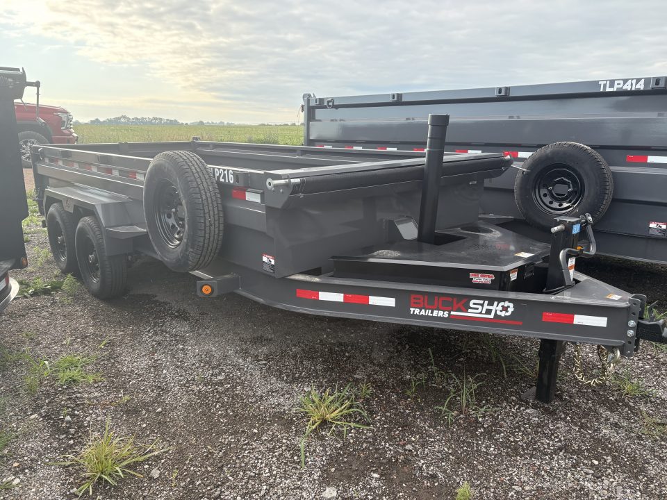 New 2026 Buckshot MFG TLP216 Dump Trailer