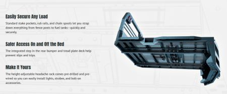 New 2026 Sure-Trac 97x112 Flatbed Truck Bed w/ Recessed Gooseneck Hitch