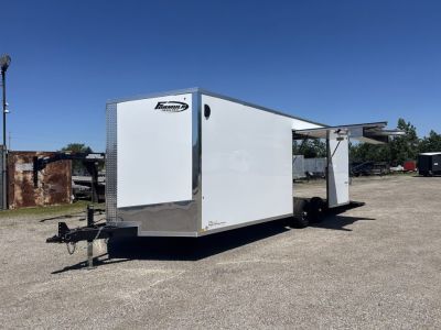 New 2026 Formula Trailers 24 FT CONQUEST ENCLOSED CAR HAULER WITH ESCAPE DOOR TORSION AXLES