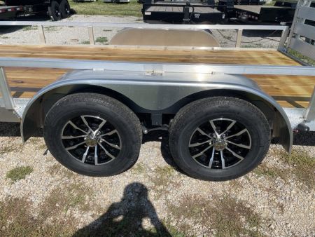New 2026 H&H Trailers 82X14 Aluminum Rail Side 7K Tandem
