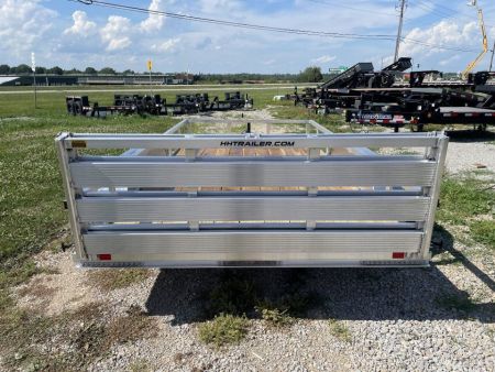 New 2026 H&H Trailers 82X14 Aluminum Rail Side 7K Tandem