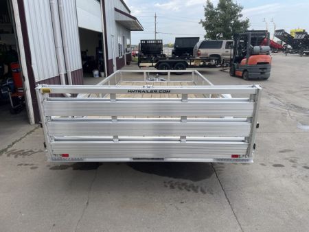 New 2026 H&H Trailers 82x14 Aluminum Rail Side Utility 3K