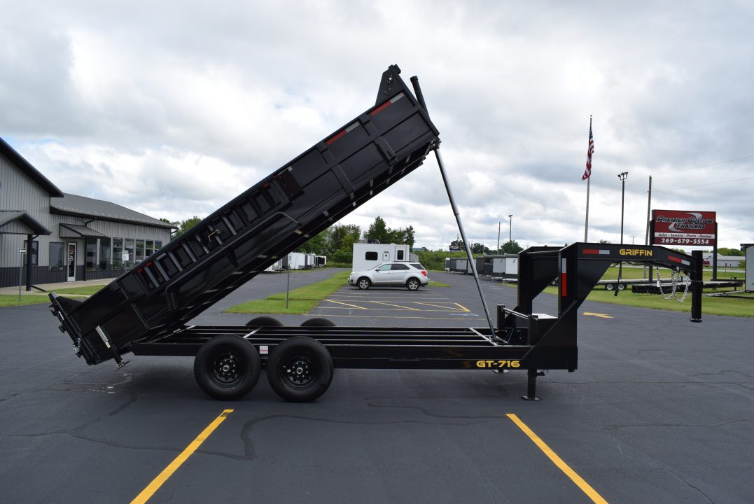New 2027 Griffin Trailers GT 7x16 Gooseneck Dump Trailer