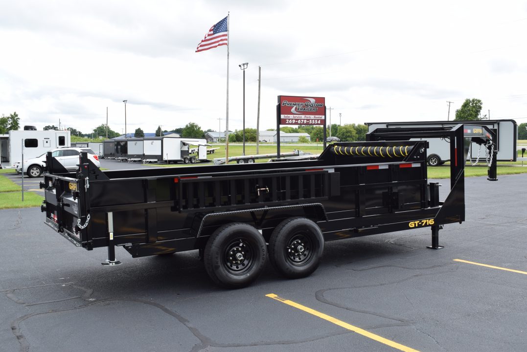 New 2027 Griffin Trailers GT 7x16 Gooseneck Dump Trailer