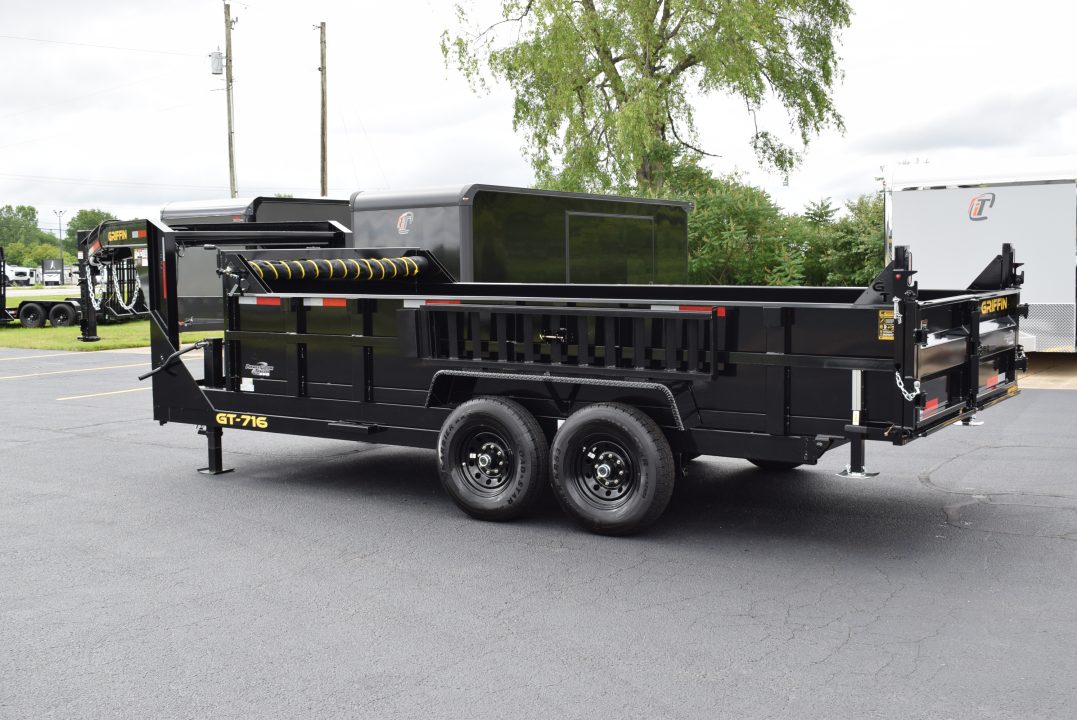 New 2027 Griffin Trailers GT 7x16 Gooseneck Dump Trailer