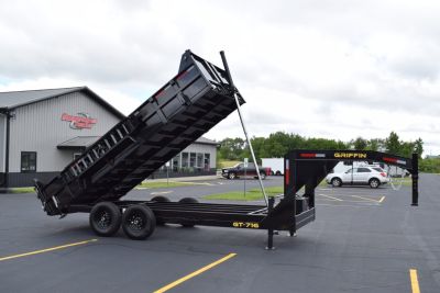 New 2027 Griffin Trailers GT 7x16 Gooseneck Dump Trailer