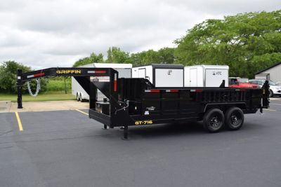 New 2027 Griffin Trailers GT 7x16 Gooseneck Dump Trailer