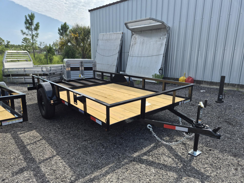 New 2026 6x12 Utility Trailer with Ramp Gate – Lightweight 2,990 GVWR Hauler N156644