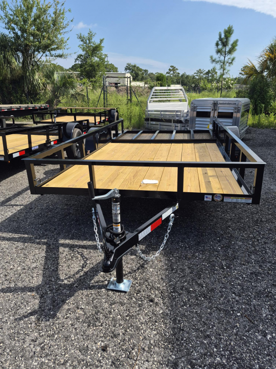 New 2026 6x12 Utility Trailer with Ramp Gate – Lightweight 2,990 GVWR Hauler N156644