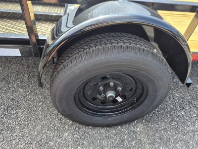 New 2026 6x12 Utility Trailer with Ramp Gate – Lightweight 2,990 GVWR Hauler N156644